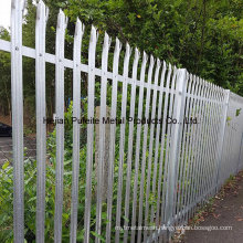 2400mm 3mm W Pale High HDG Palisade Security Fencing